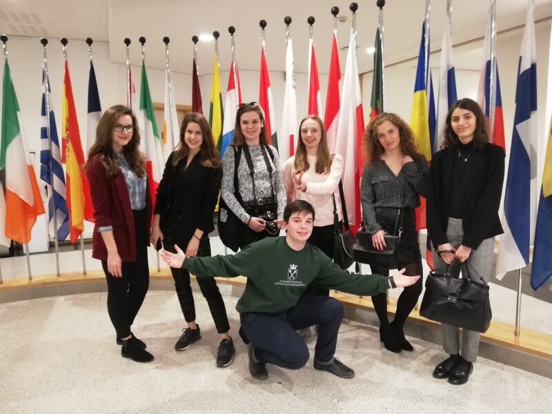 studencie w parlamencie europejskim