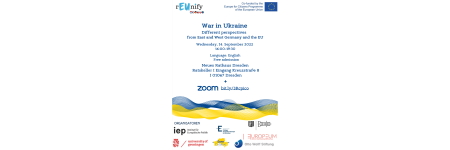 Zaproszenie na konferencję pt.: "War in Ukraine Different perspectives from East and West Germany and the EU"