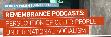 Call for applications - Remembrance Podcasts: Persecution of queer people under National Socialism